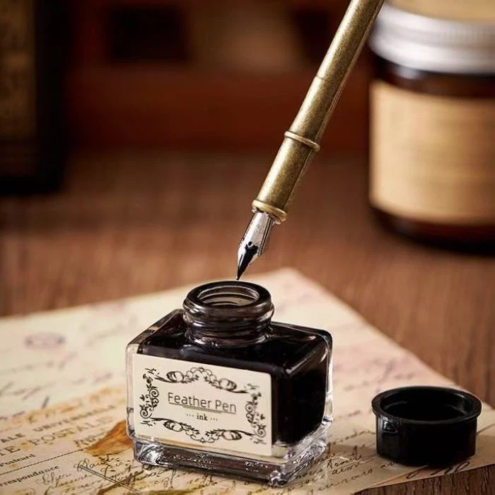 Feather Quill And Ink Set factory